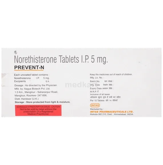 prevent n tablet 10's